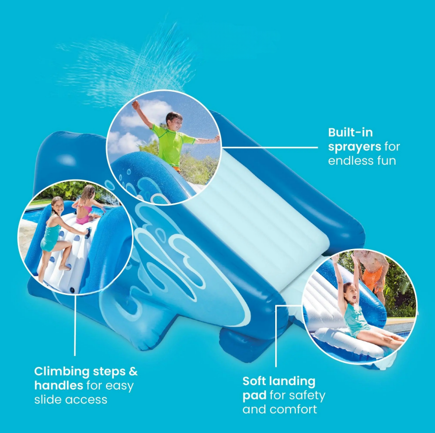 Kool Splash Inflatable Play Center Swimming Pool Water Slide