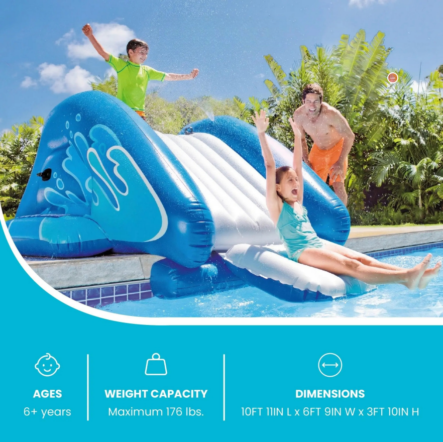 Kool Splash Inflatable Play Center Swimming Pool Water Slide